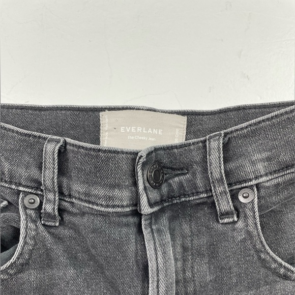 Everlane‎ jean women size 26 Crop gray the cheeky jeans skinny - Picture 2 of 12